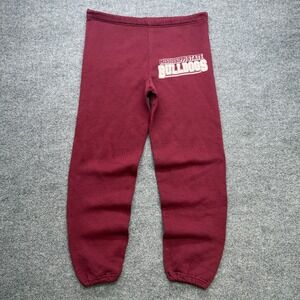 Vintage Jerzees Mississippi State Bulldogs Sweatpants Maroon Mens Medium USA